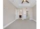 Bedroom with mirrored closet and access to bathroom at 30 Strada Di Villaggio # 151, Henderson, NV 89011