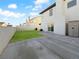 Spacious backyard with grassy area and patio space at 3350 Stacey Lyn Dr, Las Vegas, NV 89117