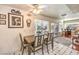 Bright dining area with a table for four and easy access to the kitchen at 3940 Spencer St, Las Vegas, NV 89119