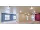 Finished basement with two rooms and multiple windows at 5110 N Valadez St, Las Vegas, NV 89149