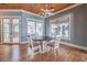 Bright breakfast nook with wood floors and access to a patio at 5110 N Valadez St, Las Vegas, NV 89149