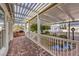Outdoor kitchen area with built-in grill and pergola at 5110 N Valadez St, Las Vegas, NV 89149