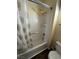 Clean bathroom with shower/tub combo, and updated flooring at 6329 Kitamaya St, North Las Vegas, NV 89031