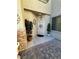Elegant entryway with decorative door and landscaping at 6329 Kitamaya St, North Las Vegas, NV 89031