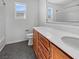 Bathroom with single vanity and tub shower combo at 10375 Beallsville St, Las Vegas, NV 89141