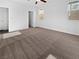 Spacious bedroom with carpet and ceiling fan at 10375 Beallsville St, Las Vegas, NV 89141