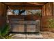 Built-in outdoor kitchen with stainless steel appliances at 10744 Balsam Creek Ave, Las Vegas, NV 89144