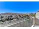 Private balcony with mountain and community views at 11377 Gravitation Dr # 0, Las Vegas, NV 89135