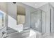 Relaxing bathroom with soaking tub and walk-in shower at 11377 Gravitation Dr, Las Vegas, NV 89135