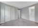 Spacious bedroom with double door closet and ensuite bathroom at 11377 Gravitation Dr # 0, Las Vegas, NV 89135