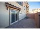 Enjoy your private backyard patio with sliding glass door access at 1525 Spiced Wine Ave # 23103, Henderson, NV 89074