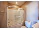 Clean bathroom with shower/tub combo at 1525 Spiced Wine Ave # 23103, Henderson, NV 89074