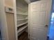 Well-organized pantry with ample shelving at 1804 Discus Dr, Las Vegas, NV 89108