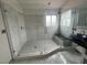 Modern bathroom with a large walk-in shower at 2104 Fountain View Dr, Las Vegas, NV 89134