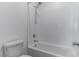 Clean bathroom featuring a shower/tub combo at 230 Palisade Falls Ave, Henderson, NV 89015