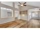 Spacious living room with high ceilings and built-in shelving at 2452 Sunup Dr, Las Vegas, NV 89134