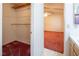 Walk-in closet with ample shelving and hanging space at 3109 Siena Cir, Las Vegas, NV 89128