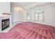 Bright living room with fireplace and high ceilings at 3109 Siena Cir, Las Vegas, NV 89128