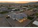 Aerial view of a single-story home with backyard and patio at 311 Belfast St, Henderson, NV 89015