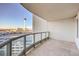 Spacious balcony overlooking city skyline and mountains at 322 Karen Ave # 1001, Las Vegas, NV 89109