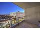 Evening balcony view of city lights and buildings at 322 Karen Ave # 1001, Las Vegas, NV 89109