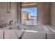 Relaxing bathroom with large bathtub and city view at 322 Karen Ave # 1001, Las Vegas, NV 89109