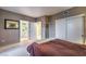 Bright bedroom with access to bathroom and closets at 322 Karen Ave # 1001, Las Vegas, NV 89109