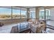 Living room with city views and comfortable seating at 322 Karen Ave # 1001, Las Vegas, NV 89109