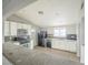 Kitchen with white cabinets, granite countertop and microwave at 3644 San Pascual Ave, Las Vegas, NV 89115