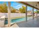 Relaxing pool and patio area, perfect for outdoor entertaining at 3940 Colonial Field Ave, North Las Vegas, NV 89031