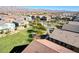 Aerial view of community with pool and green space at 4710 Frasers Owl Ave # 103, North Las Vegas, NV 89084