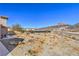 Large backyard with desert landscape at 4780 Mack Ct, Pahrump, NV 89060