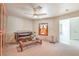 Sitting room features a stained-glass window and built-in shelves at 4780 Mack Ct, Pahrump, NV 89060