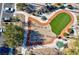 Community dog park with turf and waste disposal at 6529 Za Zu Pitts Ave # 102, Las Vegas, NV 89122