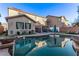 Stunning backyard pool with reflection of home at 7131 Rosecrans St, Las Vegas, NV 89166