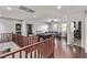 Upstairs game room overlooks the pool table and home office at 7131 Rosecrans St, Las Vegas, NV 89166