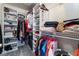 Walk-in closet with ample shelving and hanging space at 848 Waterloo Dr, Henderson, NV 89002