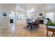 Open dining area with a view of the kitchen and living room at 848 Waterloo Dr, Henderson, NV 89002