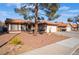 Single story home with front yard landscaping at 848 Waterloo Dr, Henderson, NV 89002