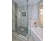 Updated bathroom with a large shower and modern fixtures at 8517 Soneto Ln, Las Vegas, NV 89117