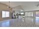 Modern kitchen with an island and stainless steel appliances at 8517 Soneto Ln, Las Vegas, NV 89117