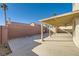 Spacious backyard with covered patio at 8633 Portofino Ct, Las Vegas, NV 89117