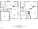 Two-story home floor plan; 1847 sq ft, includes 2-car garage, and 4 bedrooms at 8986 Lillyhammer Ct, Las Vegas, NV 89147