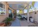 Relaxing patio area with pergola and outdoor seating at 8986 Lillyhammer Ct, Las Vegas, NV 89147