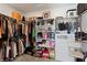 Large walk-in closet with ample shelving and hanging space at 3957 Little Creek Ave, Las Vegas, NV 89141