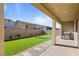 Relaxing patio with brick flooring and built-in grill at 3957 Little Creek Ave, Las Vegas, NV 89141