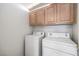 Convenient laundry room with washer and dryer included at 2149 Eaglepath Cir, Henderson, NV 89074