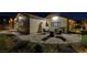 Brick paved patio with seating area and outdoor grill at 3104 Conners Dr, Las Vegas, NV 89107