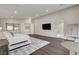 Elegant main bedroom with hardwood floors, a large window, and ensuite bathroom offers a private retreat at 3104 Conners Dr, Las Vegas, NV 89107