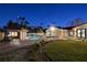 Relaxing pool area with brick patio and guest house at 3104 Conners Dr, Las Vegas, NV 89107